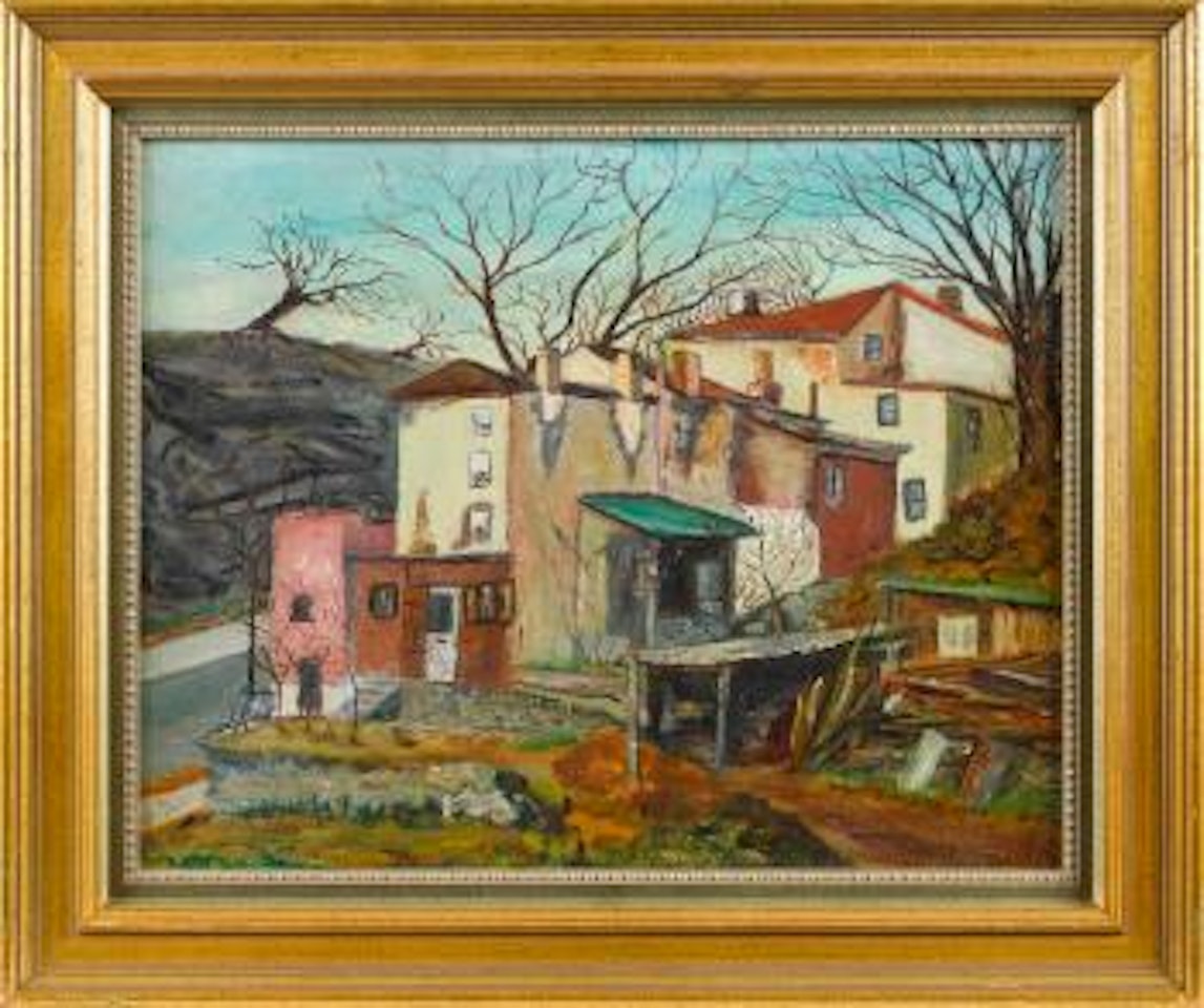 Street scene by Walter Emerson Baum