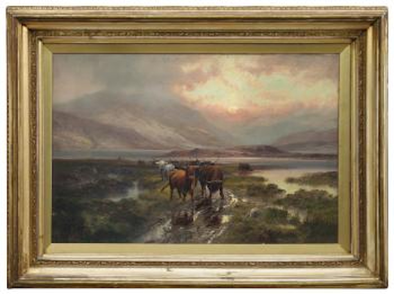 Paesaggio inglese con pascolo by Thomas Sidney Cooper