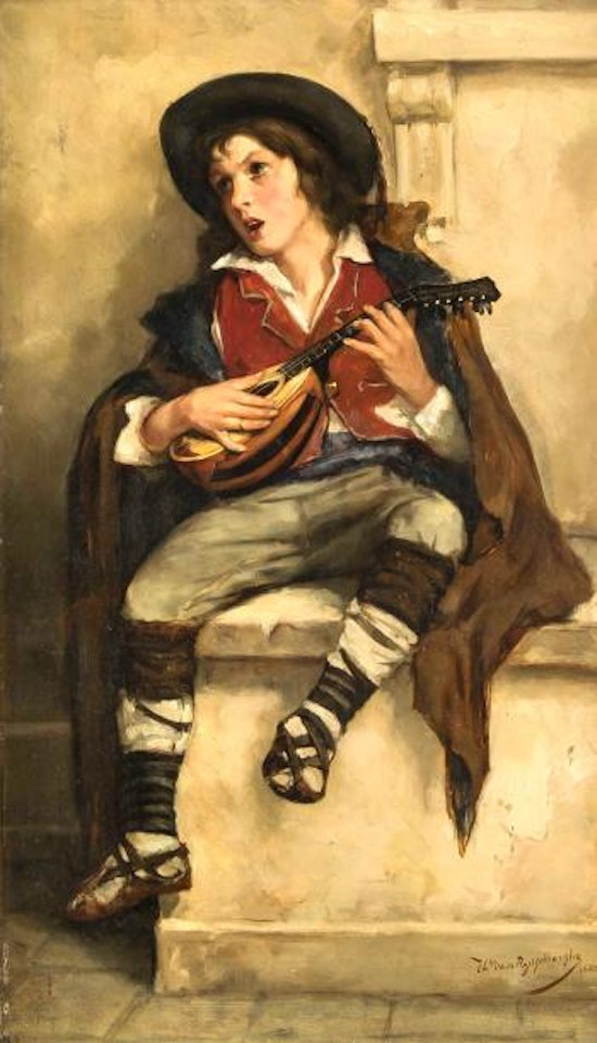 Der Junge Musikant by Theo van Rysselberghe