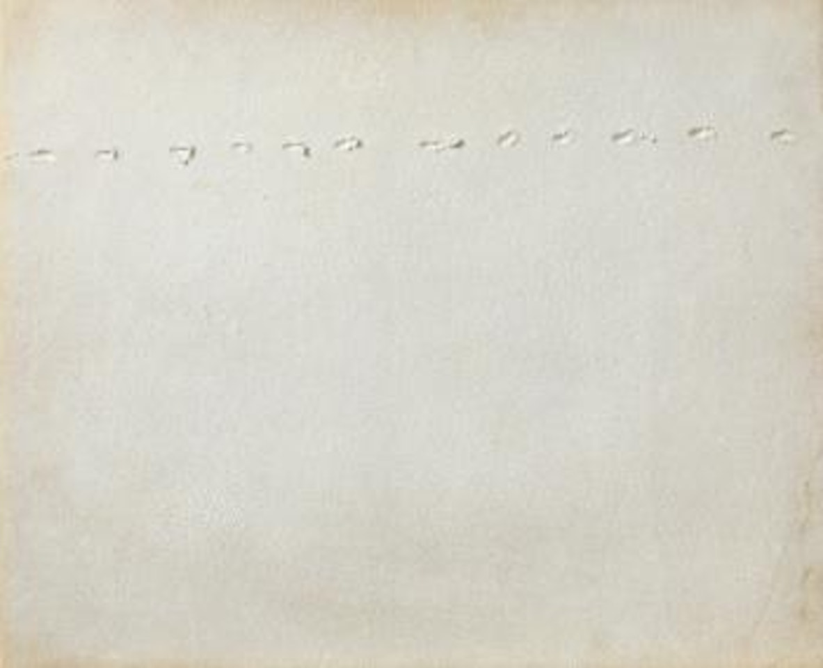 Huellas sobre materia blanca by Antoni Tapies