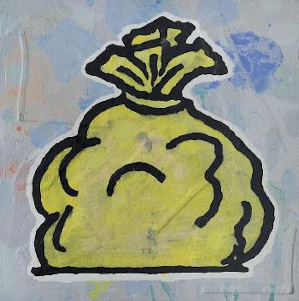 Money Bag by Donald Baechler