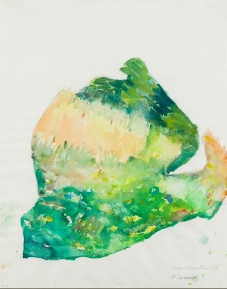 Wiesen selbstportrait ,
1992 by Maria Lassnig