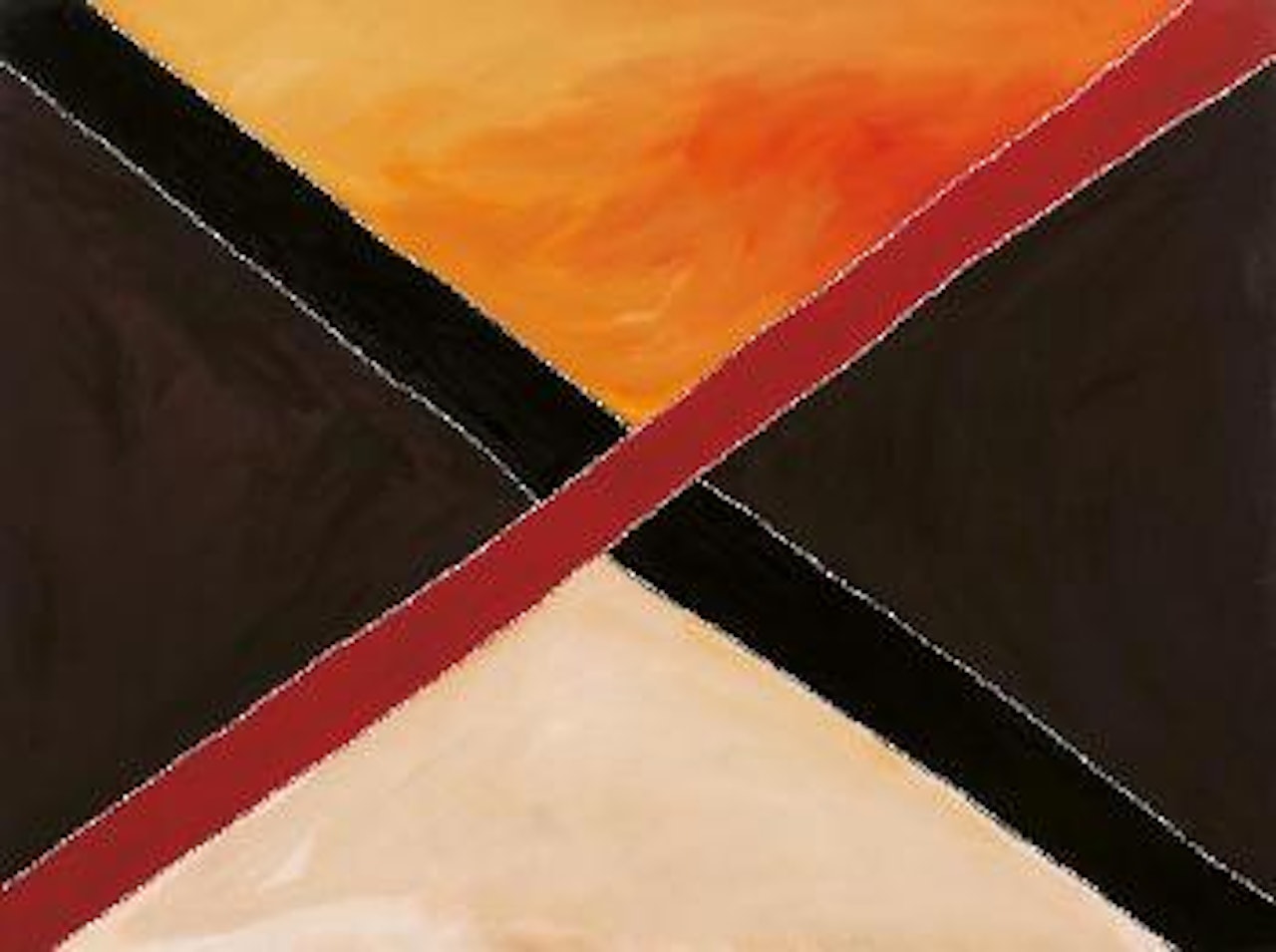 Crossroads ,
1995 by Rover Thomas