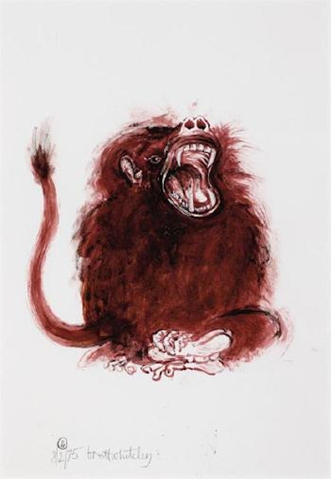 Baboon ,
1975 by Brett Whiteley