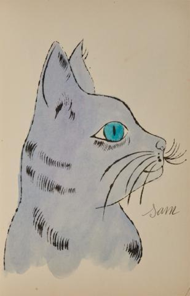 25 Cats Name[d] Sam and One Blue Pussy by Andy Warhol