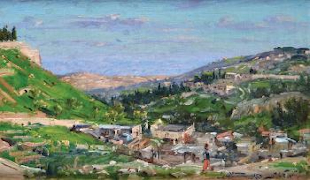 Ein Kerem, Jerusalem by Ludwig Blum
