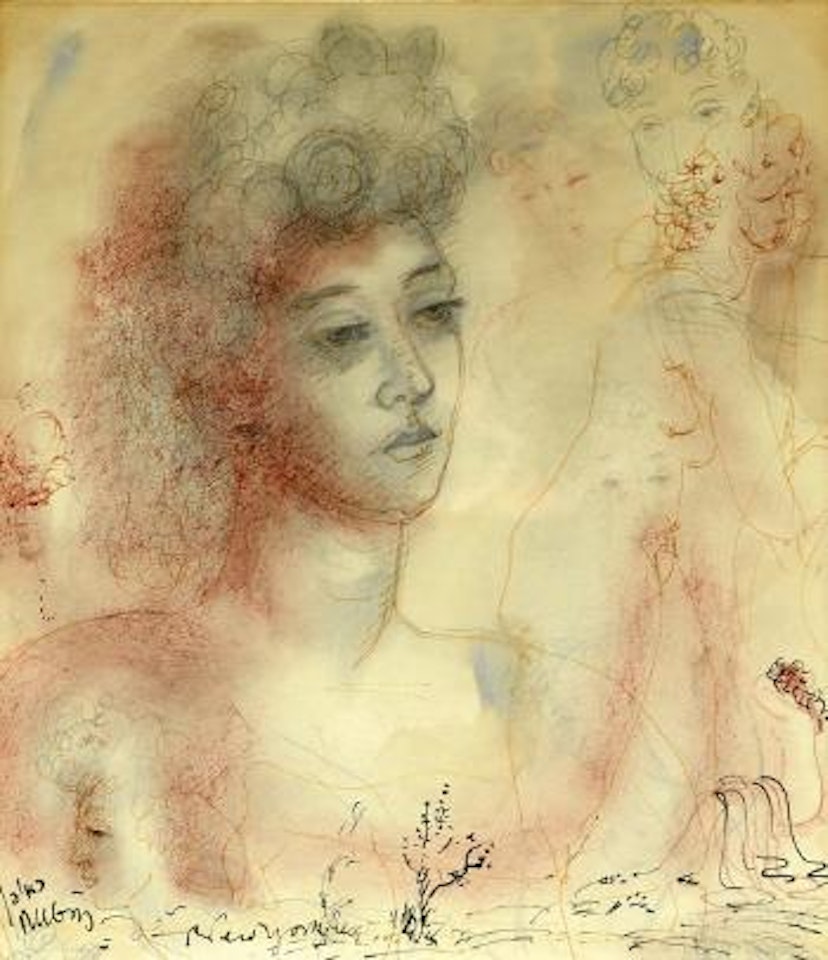 The Artist's Wife, Ester Rubin , by Reuven Rubin