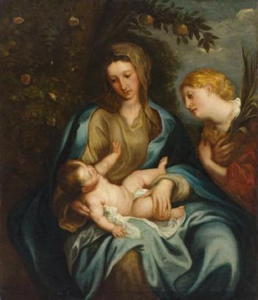 Madonna and Child and Saint Catherine by Anthony van Dyck