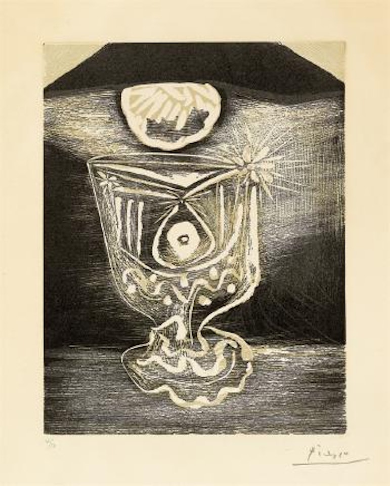 Le Verre Sous La Lampe by Pablo Picasso