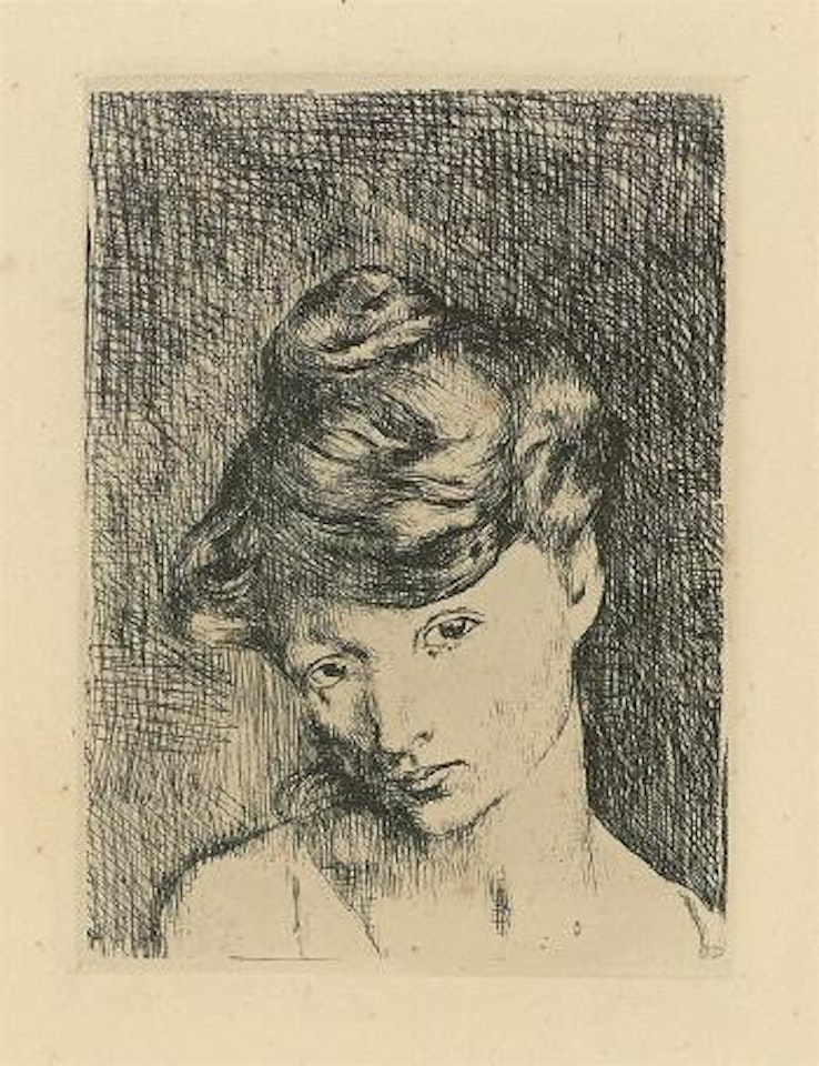 Tête De Femme: Madeleine by Pablo Picasso