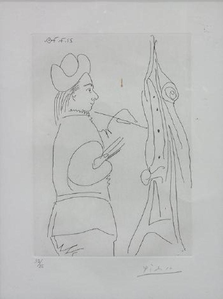 Jeune Peintre a Son Chevalet (for Le goût du Bonheur) by Pablo Picasso