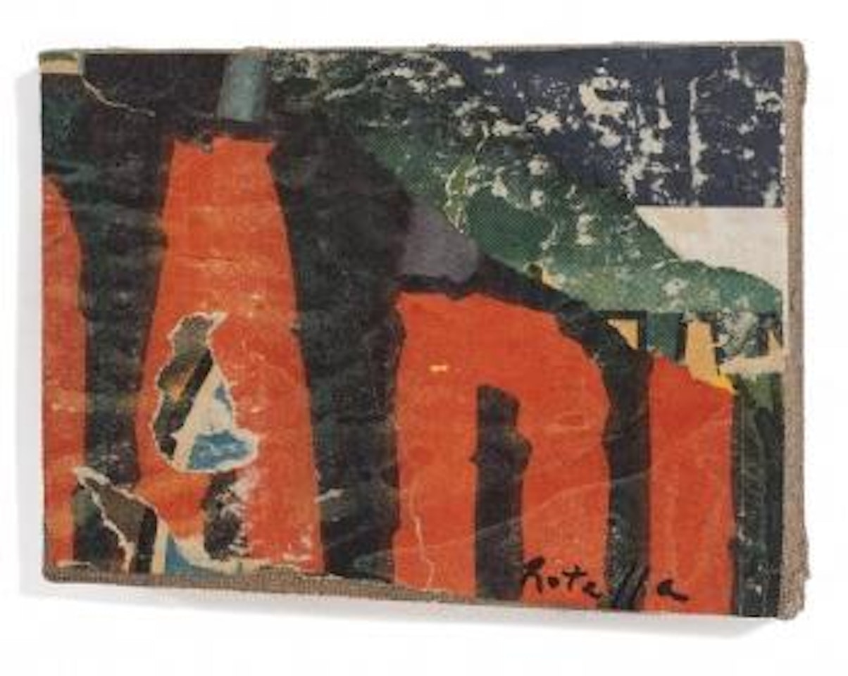 Senza titolo by Mimmo Rotella