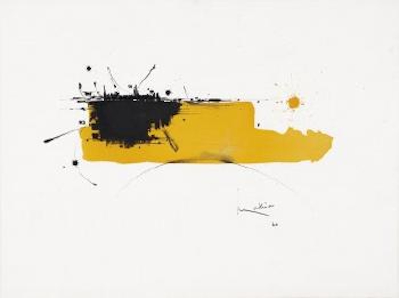 Composition by Georges Mathieu