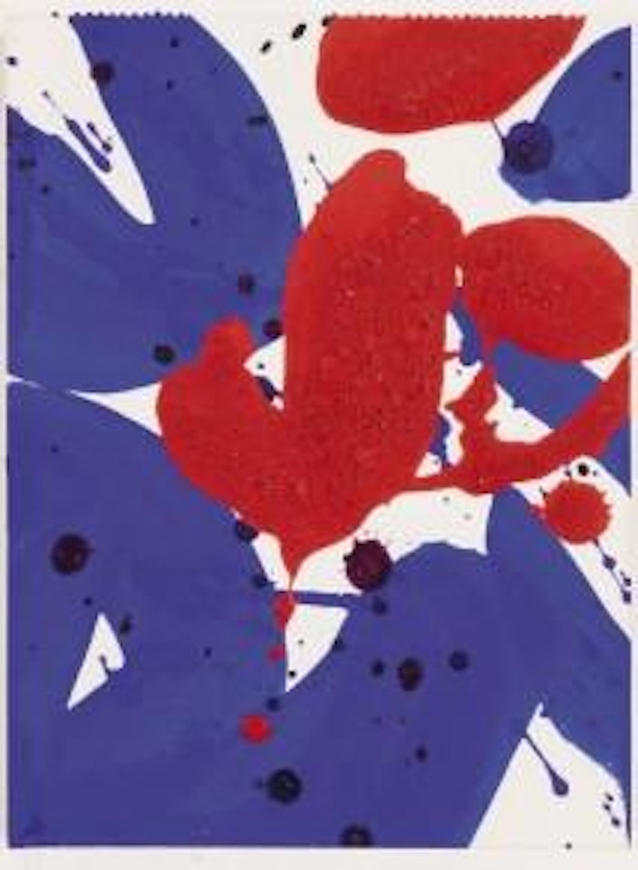 Untitled (from the Pasadina box set #62) by Sam Francis