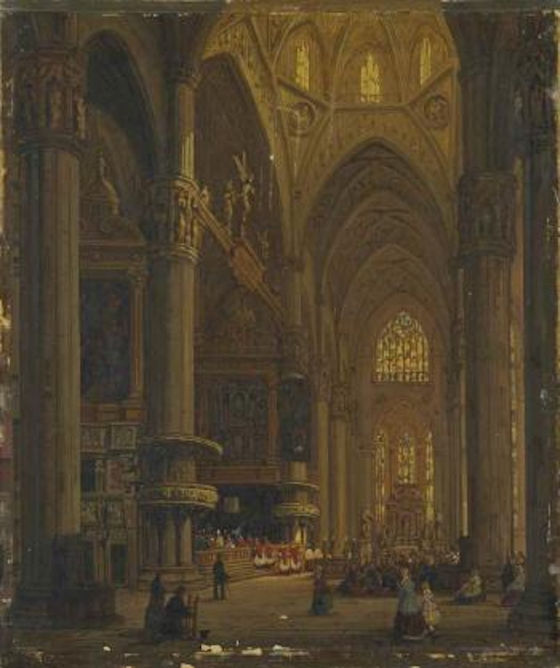 Vue du transept du Duomo de Milan by Carlo Canella