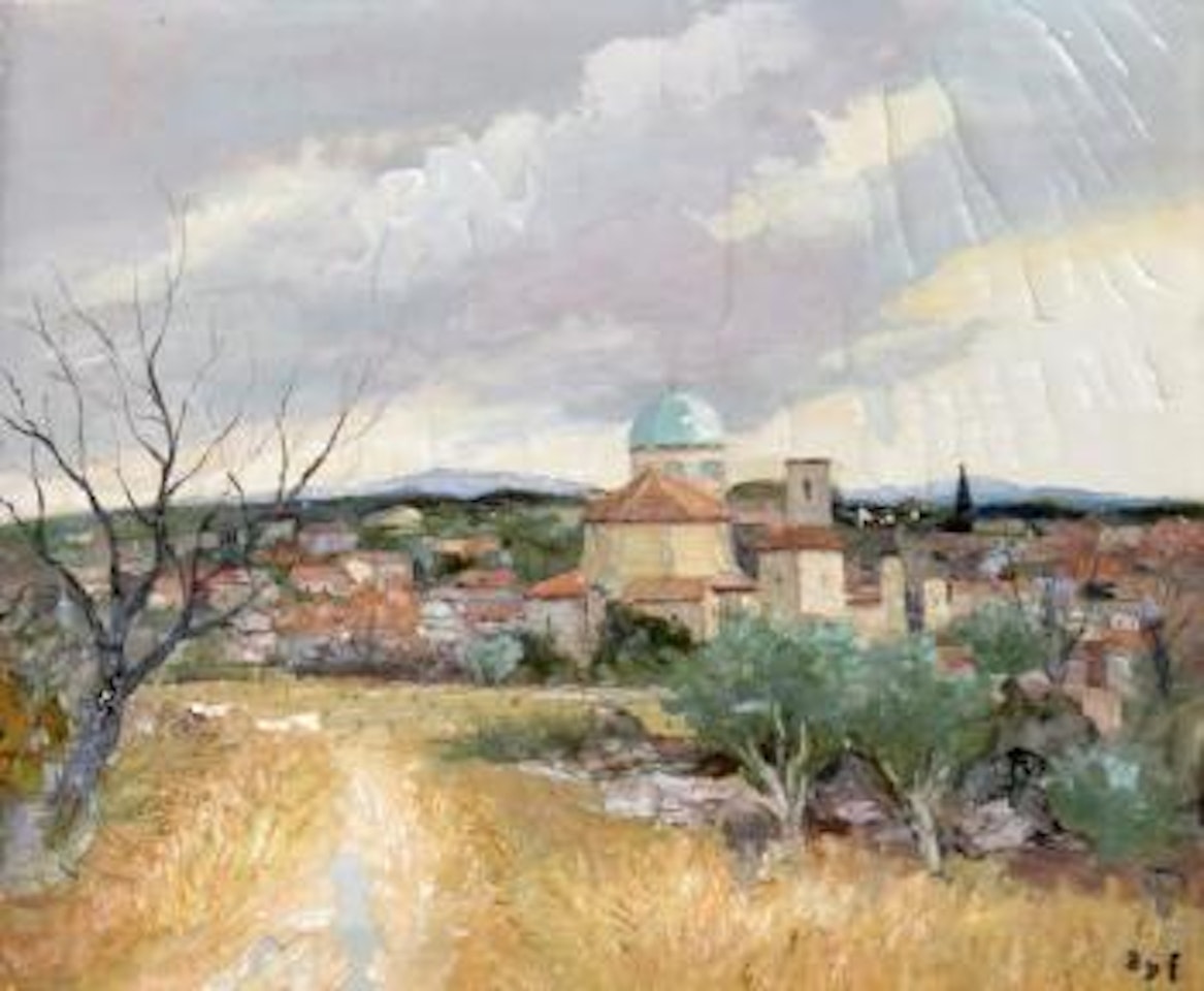 Village Provencal de Lambesc by Marcel Dyf