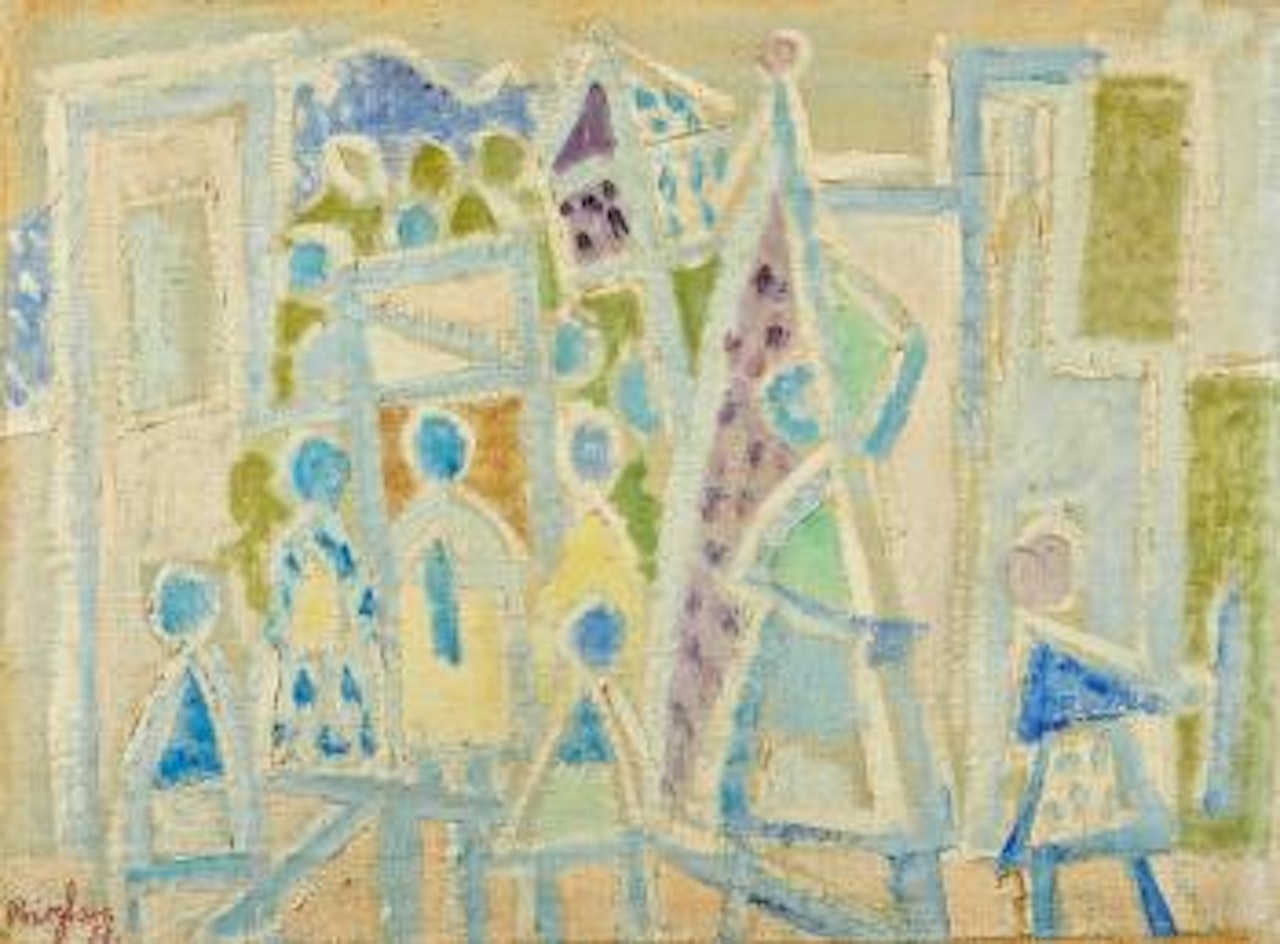 Procession (on Ischia) by Eduard Bargheer