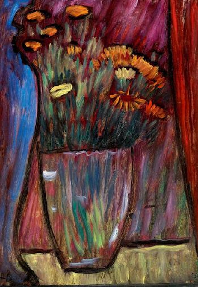 Still Life (Flowers in Vase, Flowers in Jar) by Alexej von Jawlensky