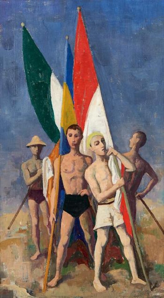 Flagbearer by Karl Hofer