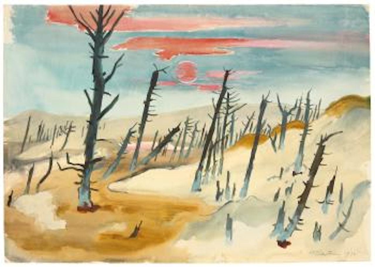 The Dead Forest - Lonske Düne by Max Pechstein
