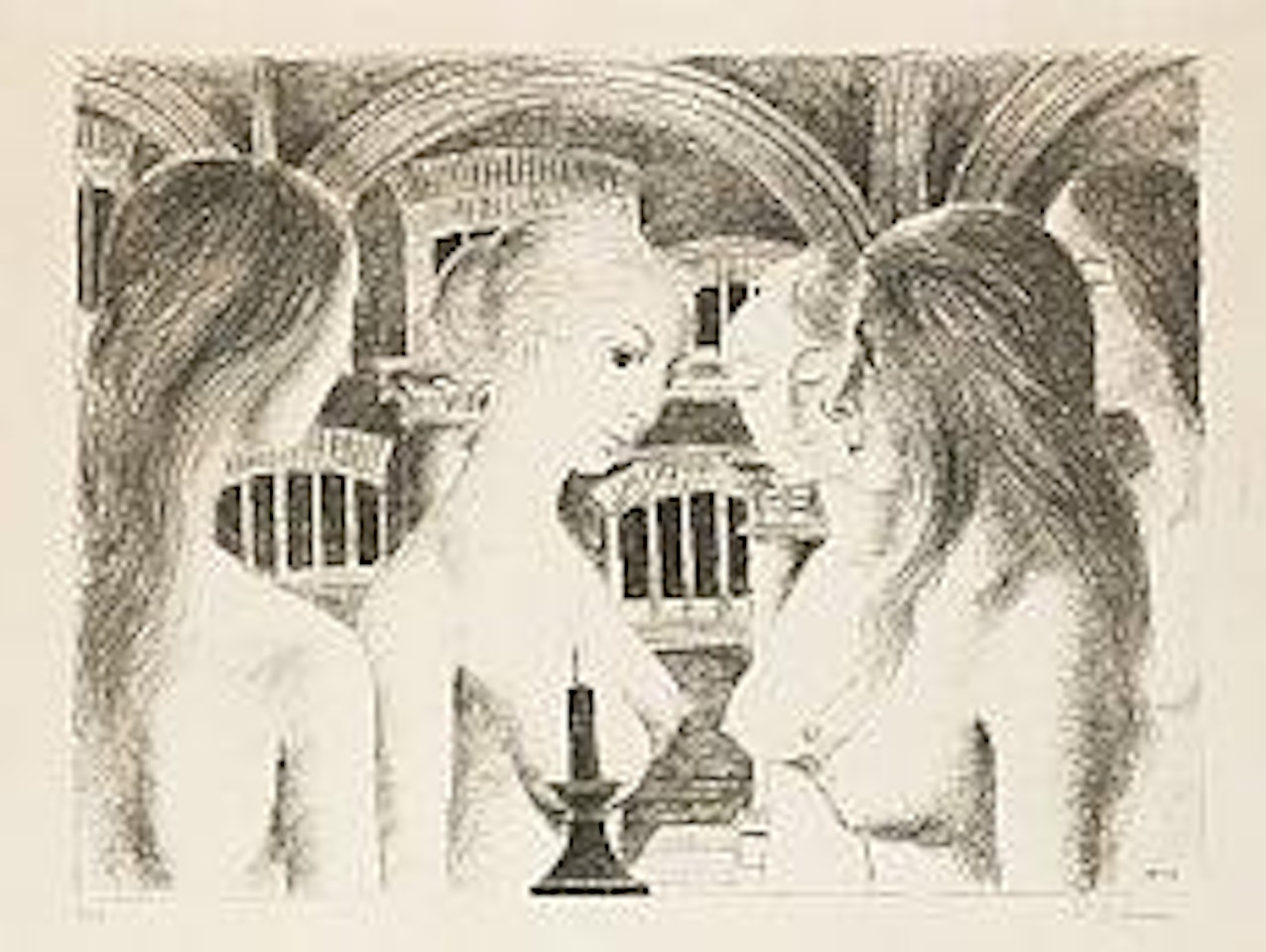 La voûte by Paul Delvaux