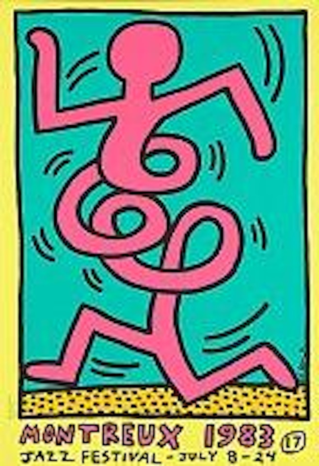 Montreux 17ème festival de jazz juillet 1983 by Keith Haring