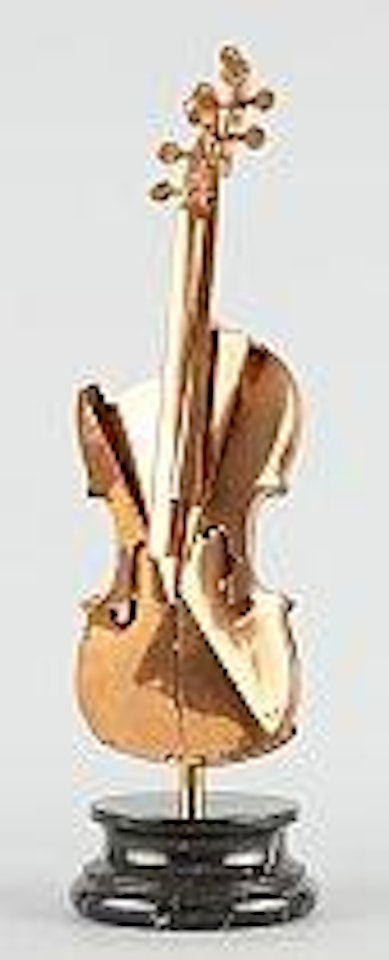 Violon doré décomposé by Arman