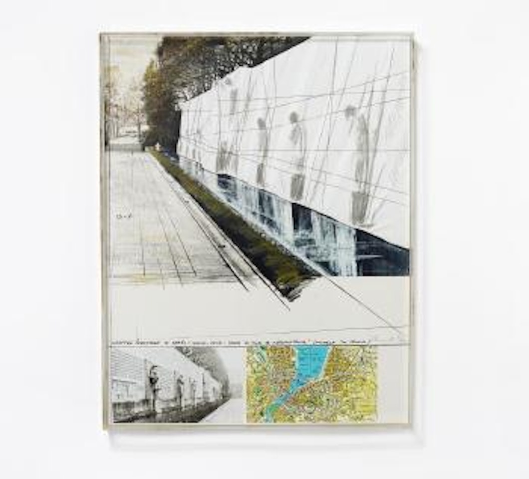 Wrapped Mur de Réformateur (Project for Geneva) by Christo