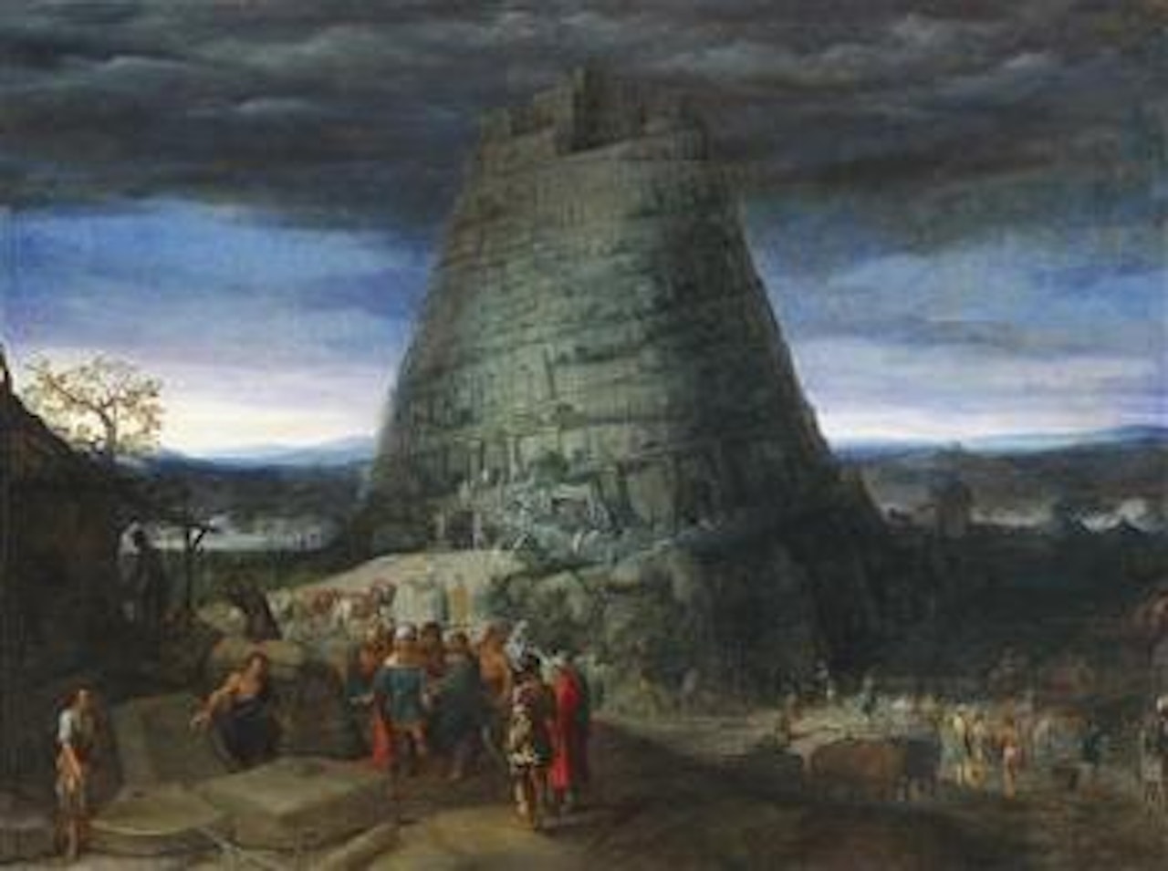 The Tower of Babel by Adriaen van Stalbemt