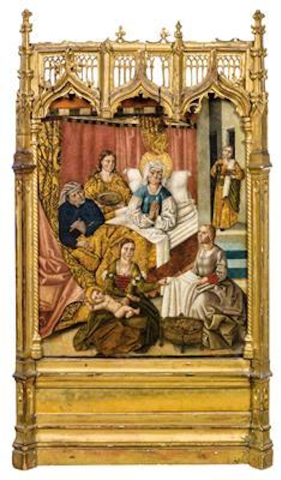 The Birth of the Virgin by Spanish School