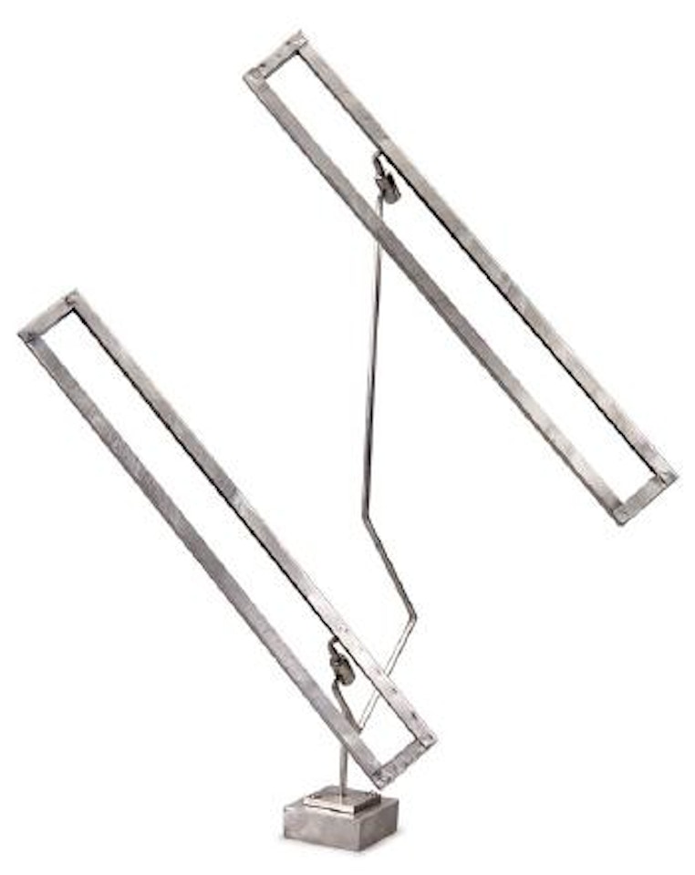 Open Rectangles One Up One Down Excentric Variation III by George Rickey