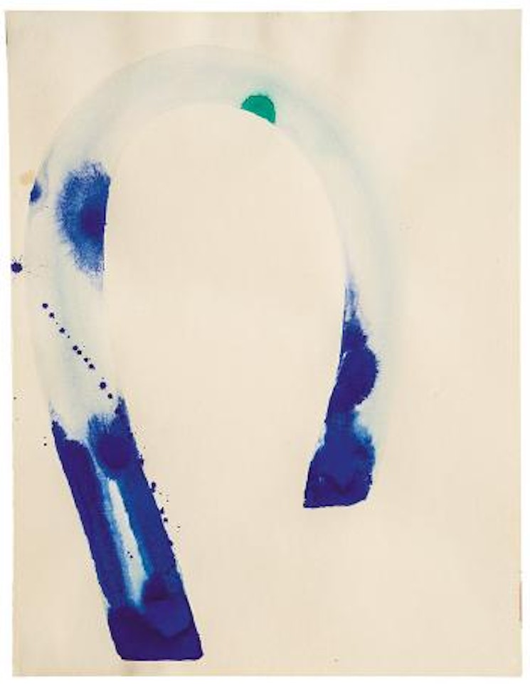 Untitled (Drawing for Sculpture) (SF66-067) by Sam Francis