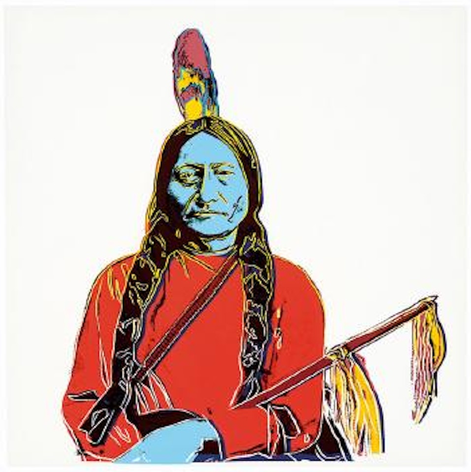 Sitting Bull by Andy Warhol