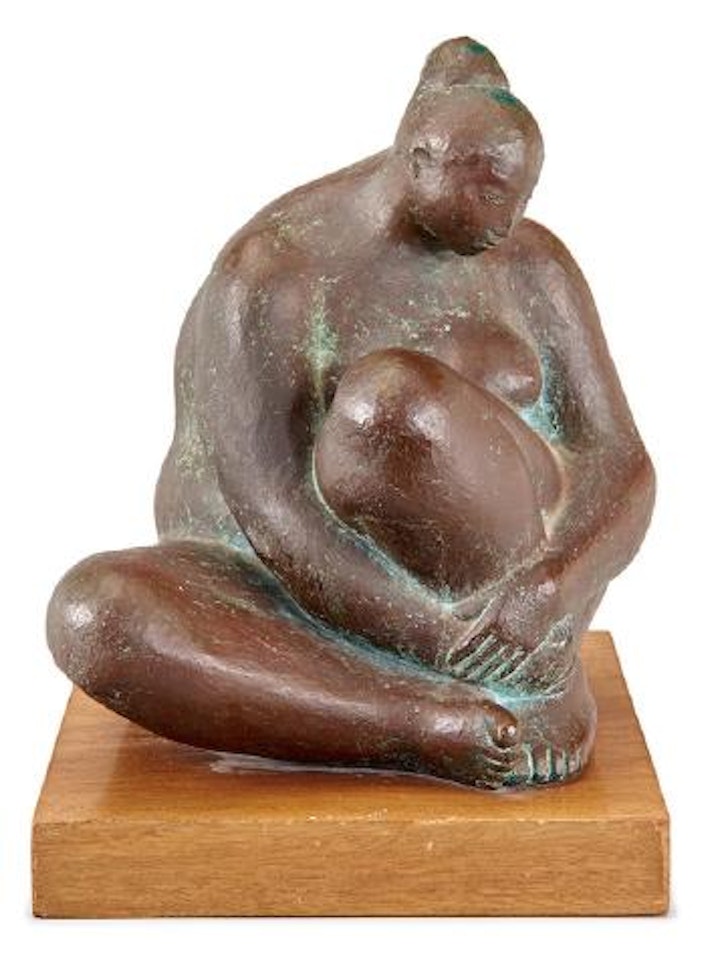 Desnudo Sentado by Francisco Zuñiga