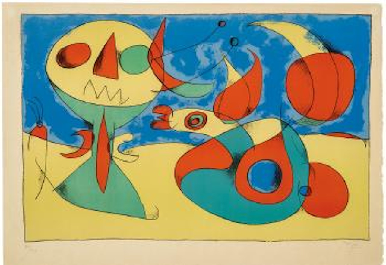 Oiseau Zephyr (from Derriere le Miroir) by Joan Miró