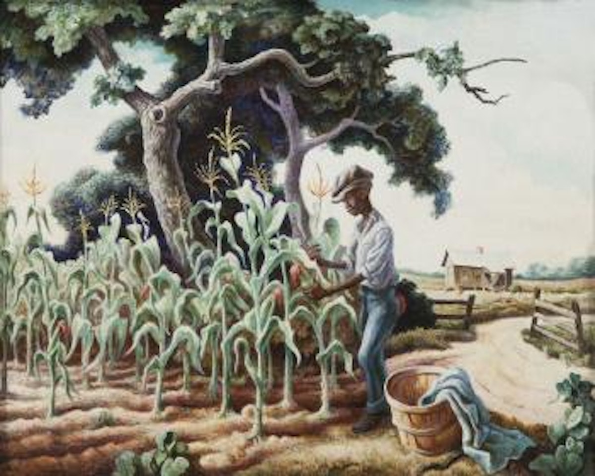 Roasting Ears by Thomas Hart Benton