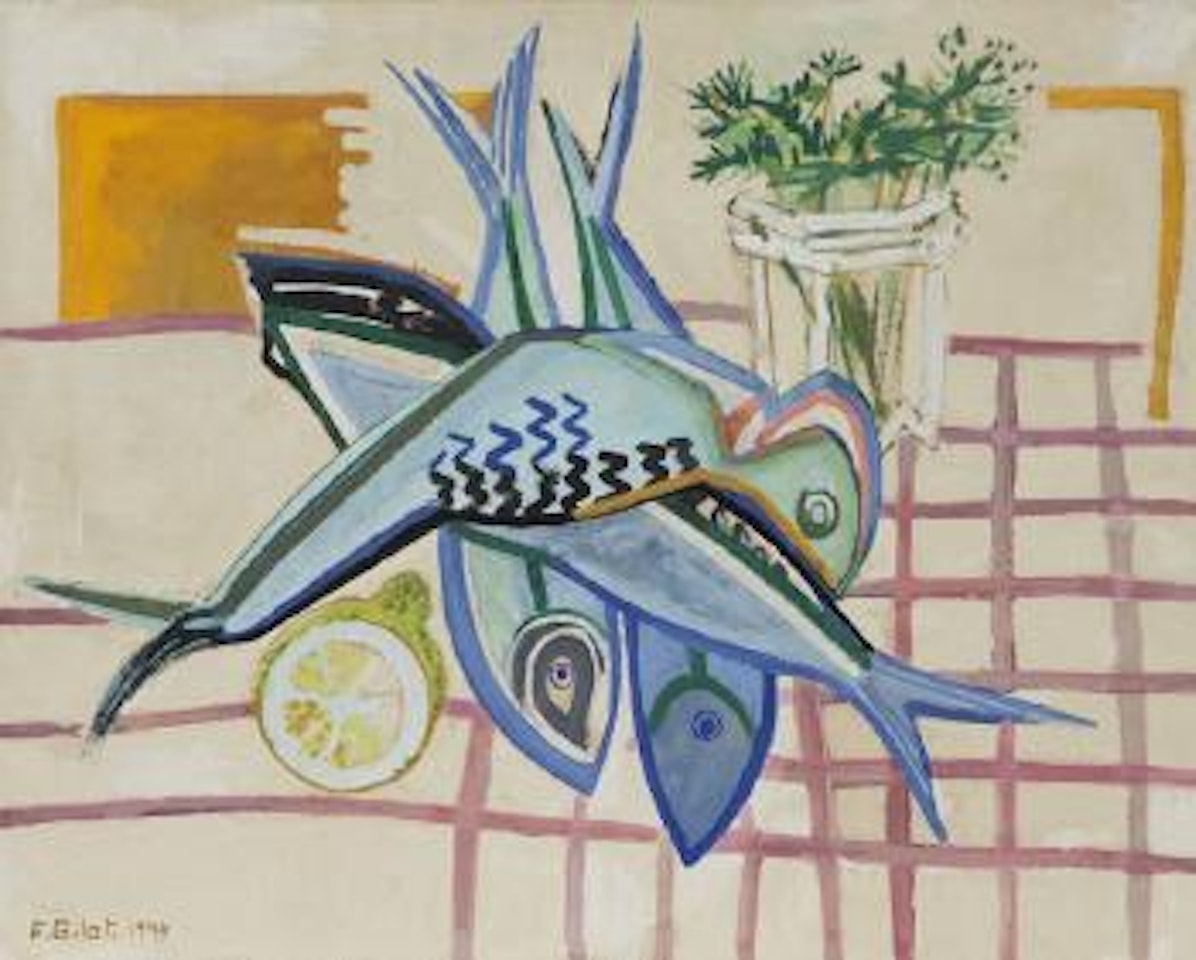 Le Citron et les Poissons (Lemon and Fish) by Françoise Gilot