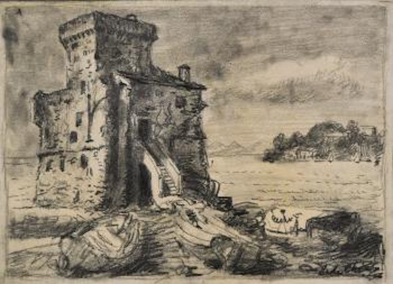 Il castello di Rapallo by Giorgio de Chirico