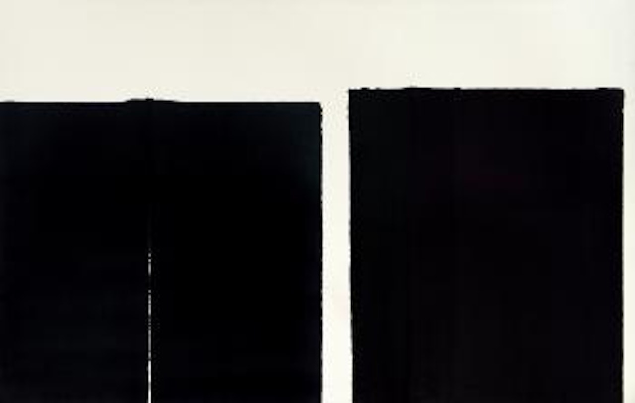 Burnt Umber & Ultramarine Blue by Yun Hyong-Keun