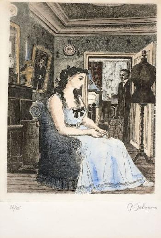 Le pays des miroirs by Paul Delvaux