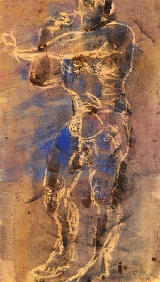 Männerakt by Mark Tobey