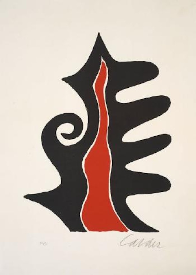 Le chasse neige by Alexander Calder