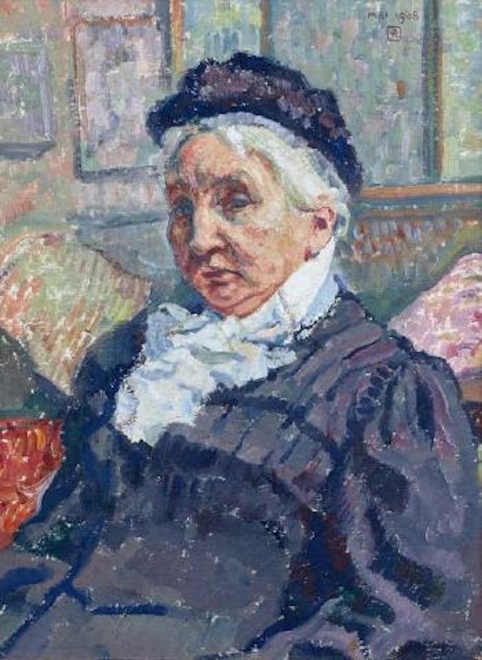 Portrait de Madame Monnom by Theo van Rysselberghe