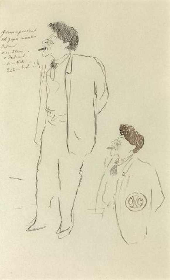 Portrait d'Hermann Dietz by Jean Cocteau