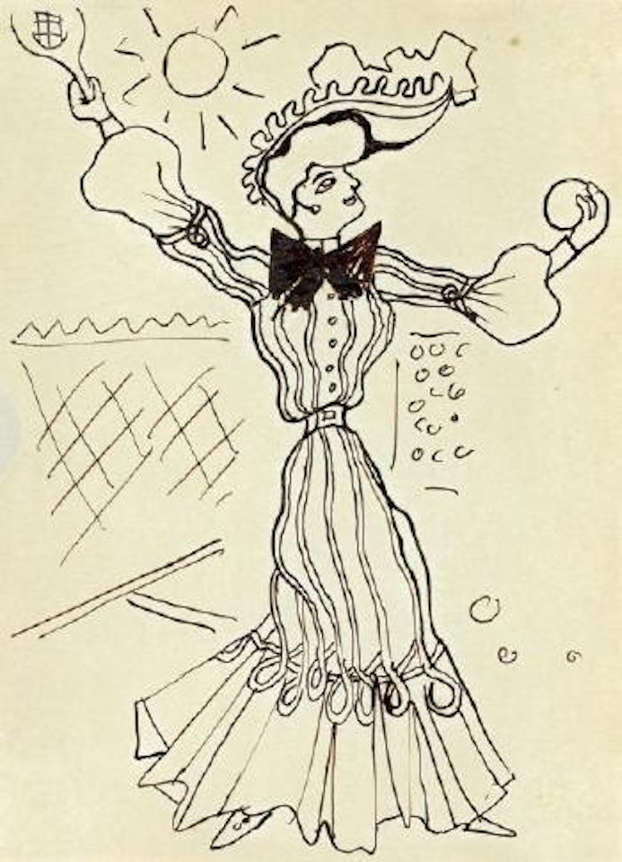 Joueuse de tennis by Jean Cocteau