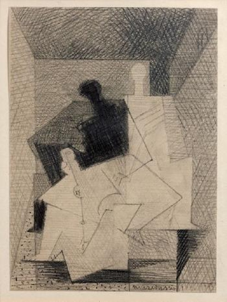Les trois femmes (Etude pour Aurélia) by Louis Marcoussis