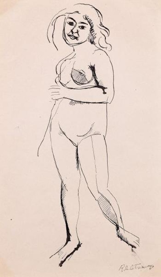 Nu, étude pour l'Italienne by Roger de la Fresnaye