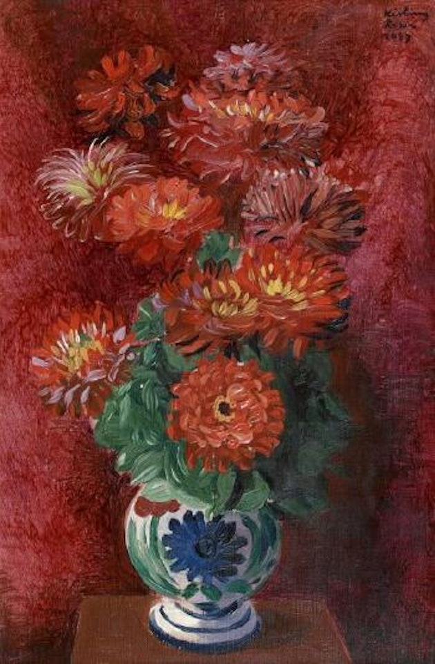 Vase de fleurs by Moïse Kisling