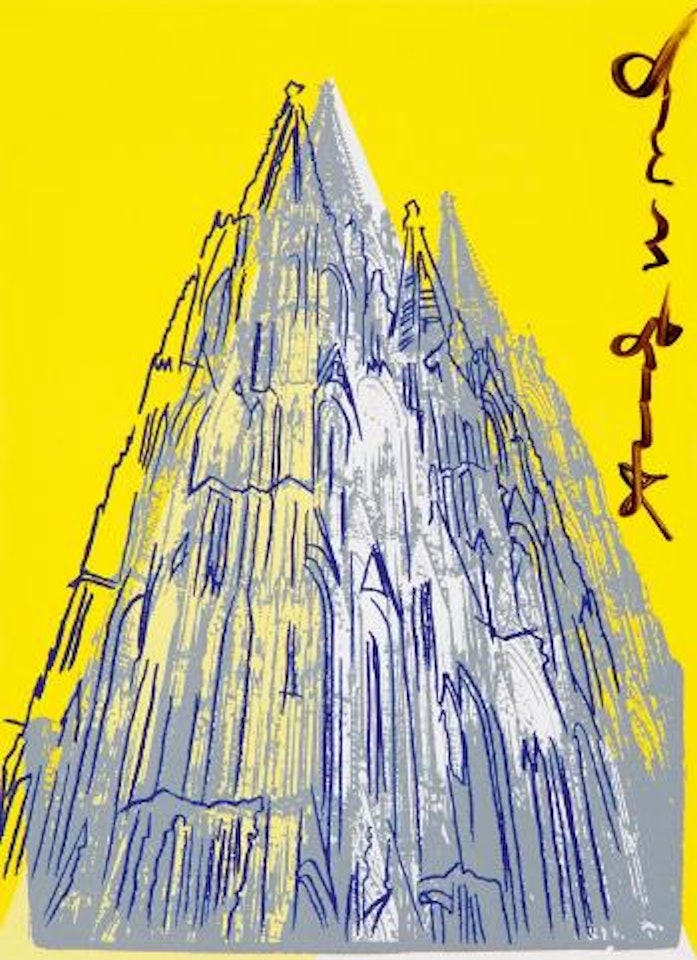 Cologne Cathedral (Karten) by Andy Warhol