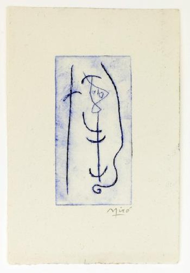 Le Visage s'invente by Joan Miró